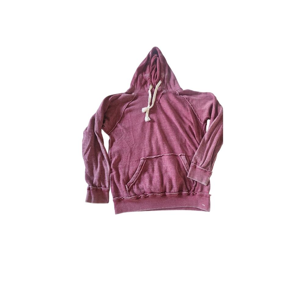 Jake Austin Sweatshirt Size Small Red Distressed Comfy Activewear Leisure